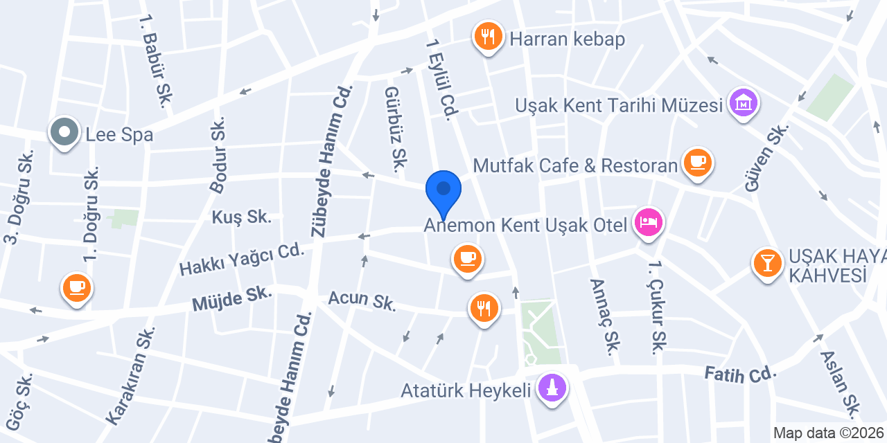 HAN HUKUK BÜROSU konumu