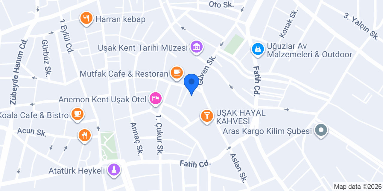 Otel Duru Life konumu