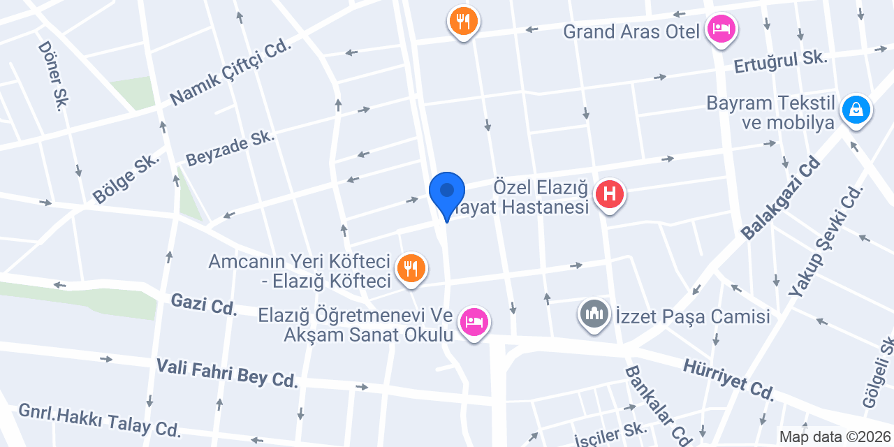 Diş Hekimi Çağrı Pamukbasanoğlu konumu