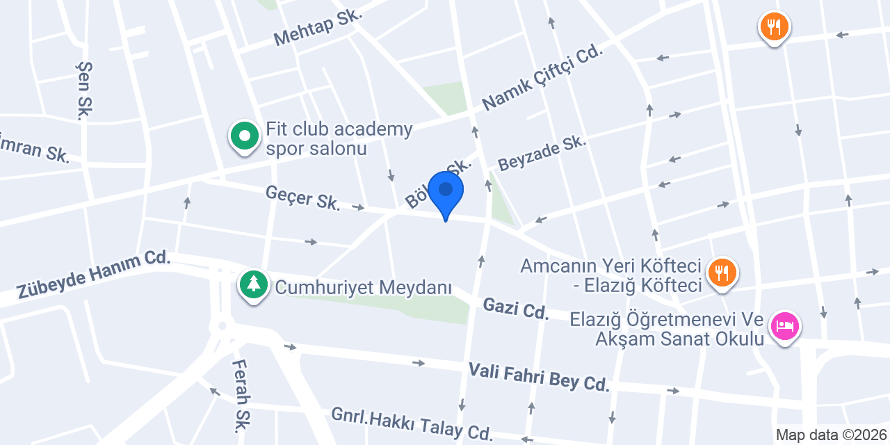 ELAZIĞ ELEKTRİK ELEKTRONİK ⚡💡 konumu