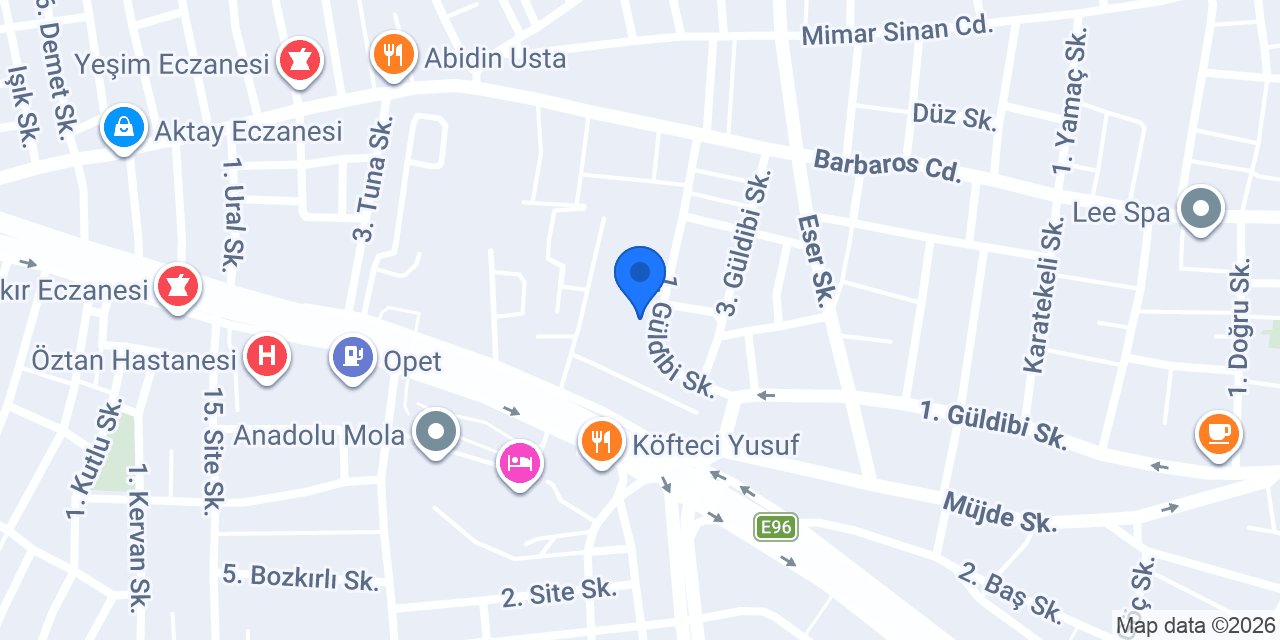 Özel Uşak Lazer Göz Merkezi konumu