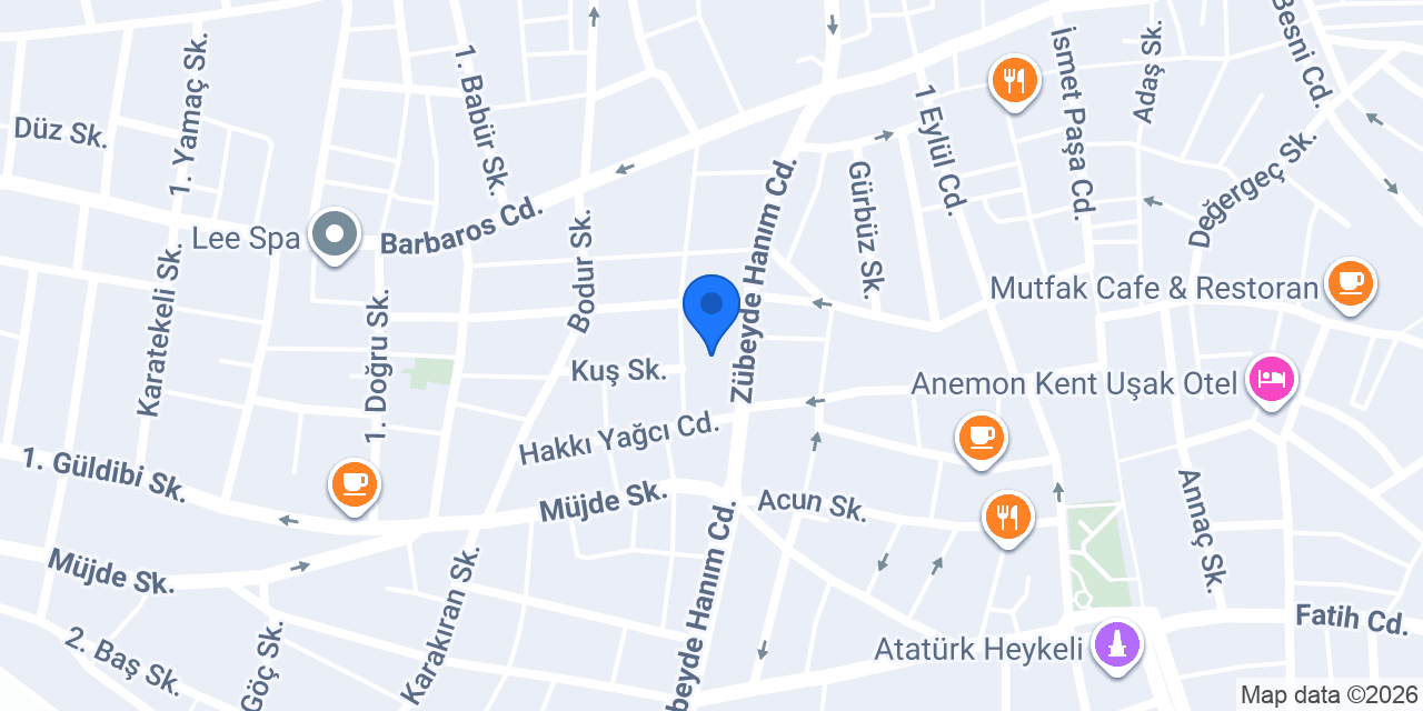 Halit Ziya Uşaklıgil Ortaokulu konumu