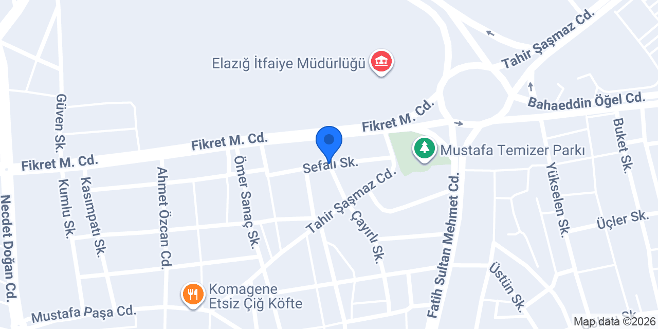 ELAZIĞ Derin Temizlik konumu