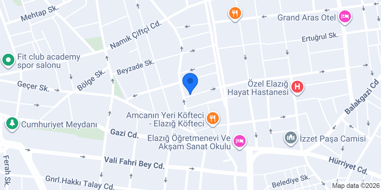 Tulpar Anadolu Hukuk Bürosu konumu