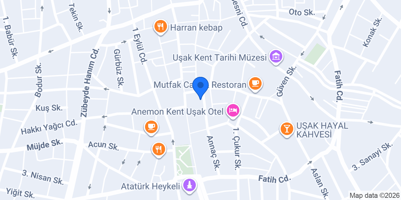 Çağlayan optik konumu