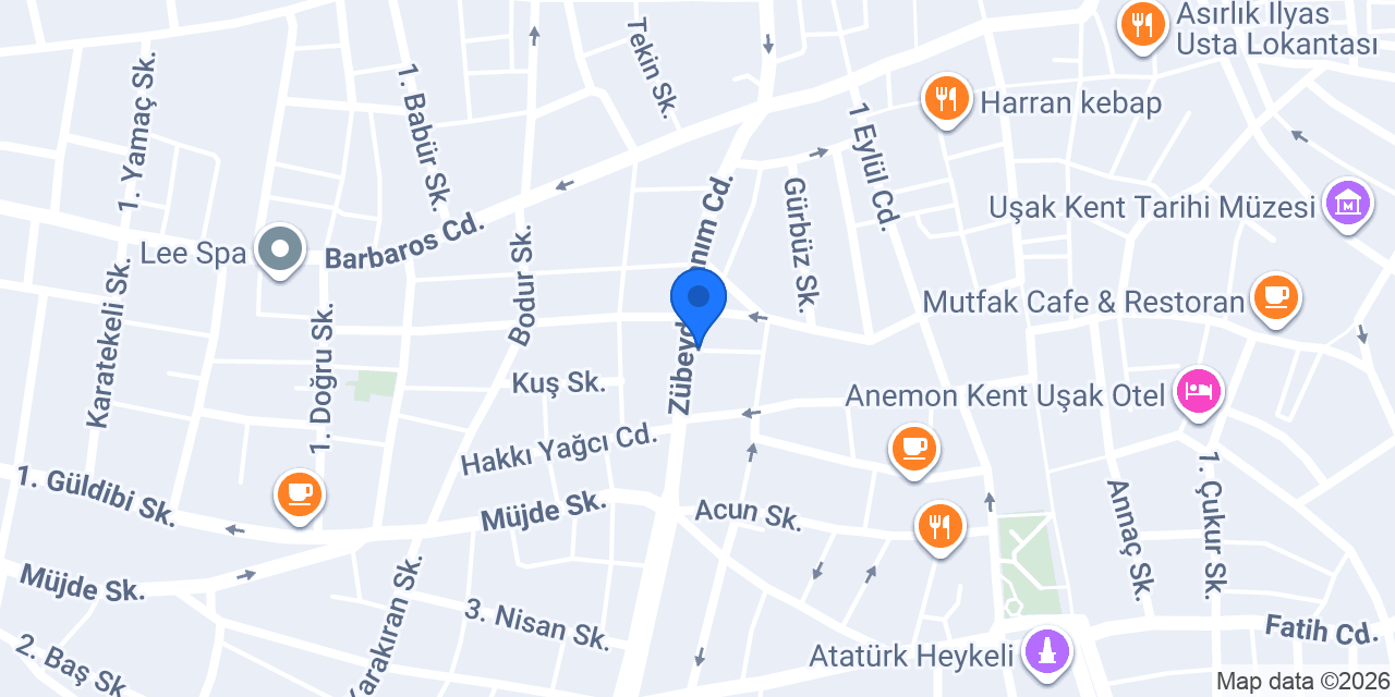 Doping Çig köfte Uşak konumu