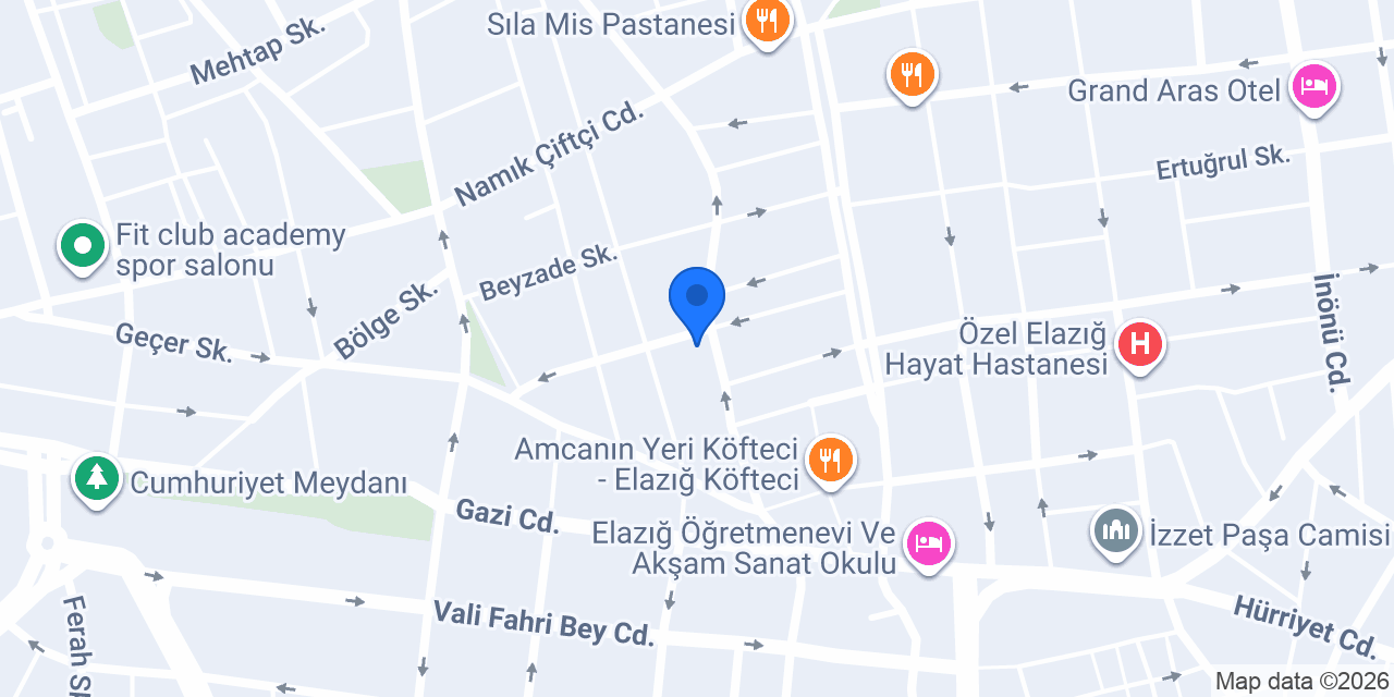 HARPUT ÇEREZ konumu