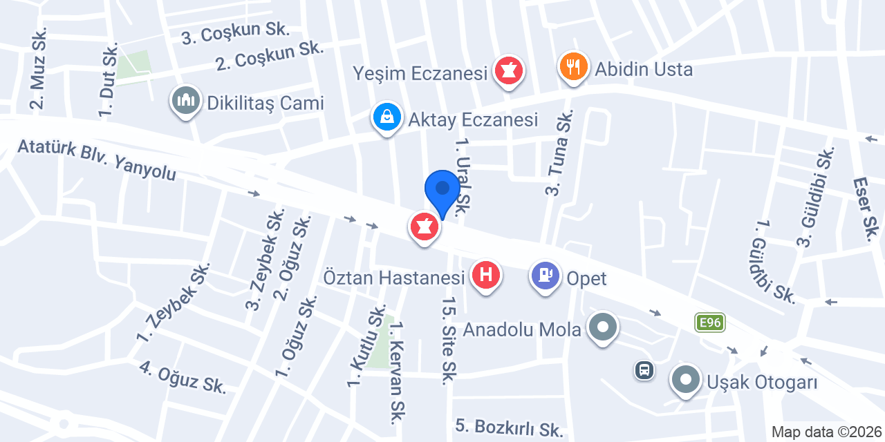 ULUBATLI OTO LASTiK YOL YARDIM konumu