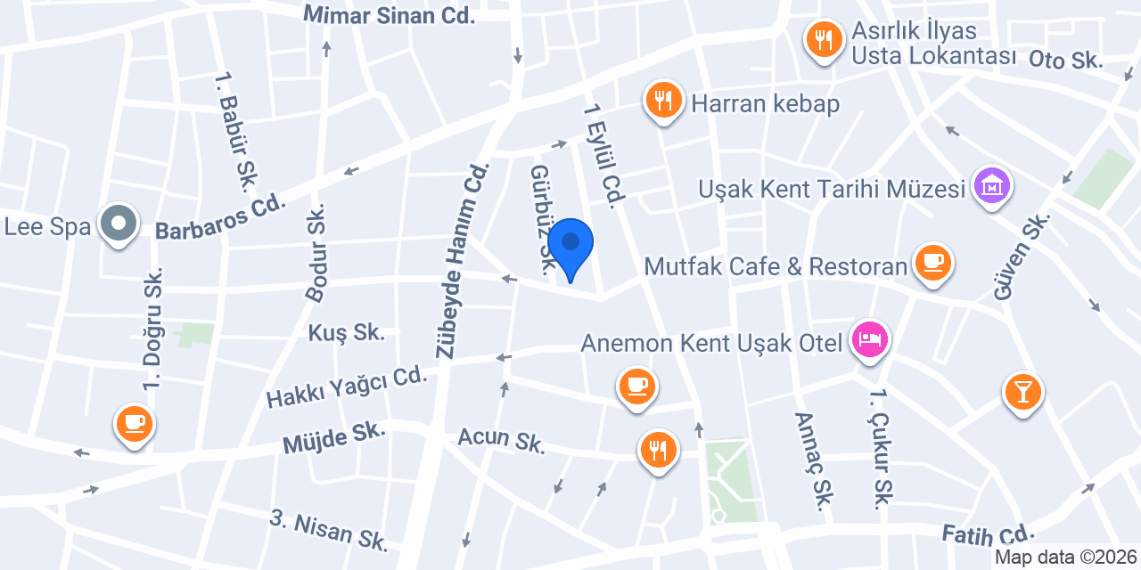 Uşak Müzik konumu