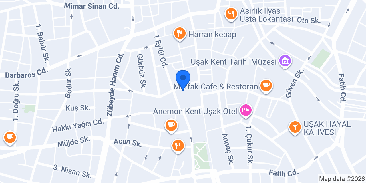 Ekrem Coşkun Döner UŞAK konumu