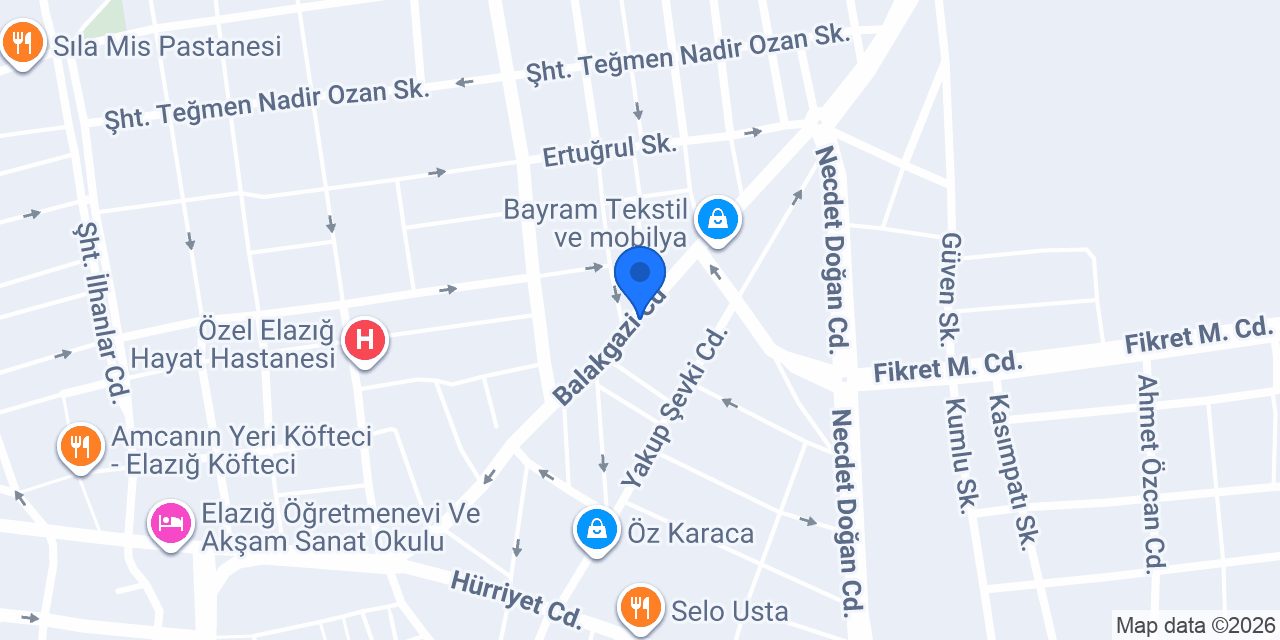 Ersan Mobilya konumu