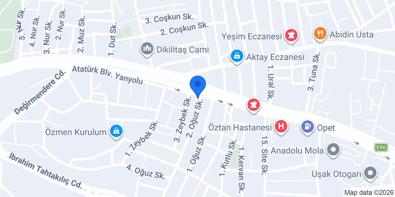 Köklü Oto Lastik konumu