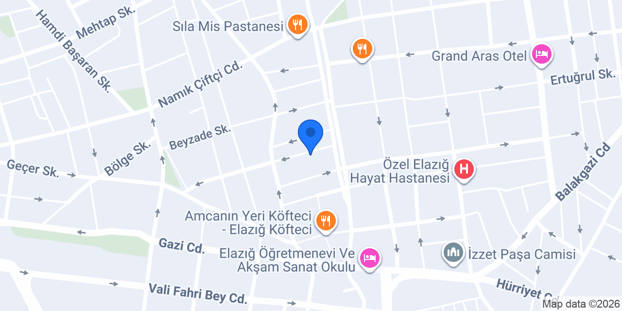 Hacıoğulları Pide Fırını konumu