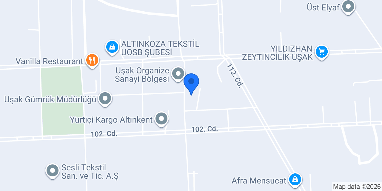 Uşak Mert Hafriyat konumu