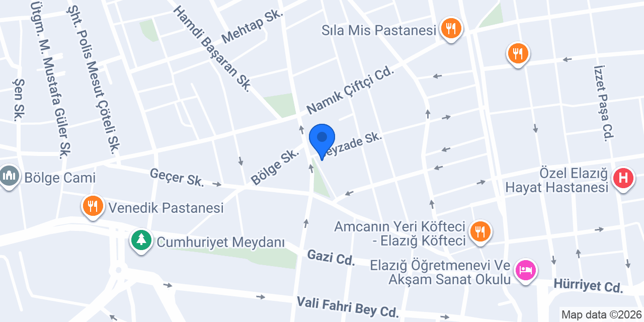 Şah Elektrik Avize konumu