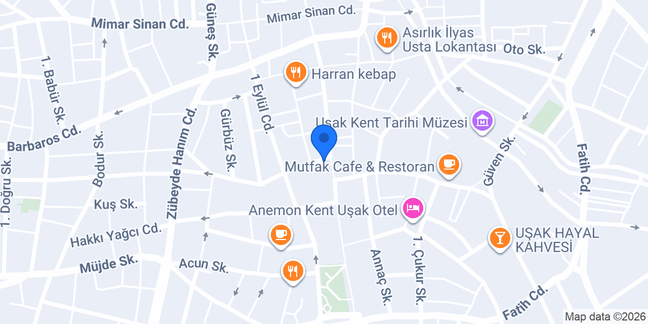 Terass Cafe konumu