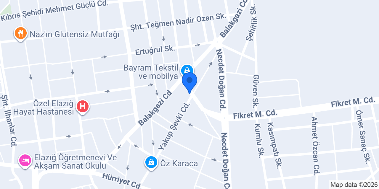 Bayram mobilya konumu
