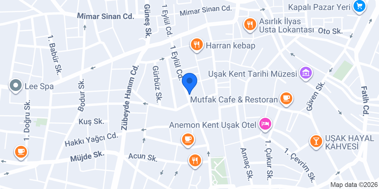 Derya Çiçekçilik konumu