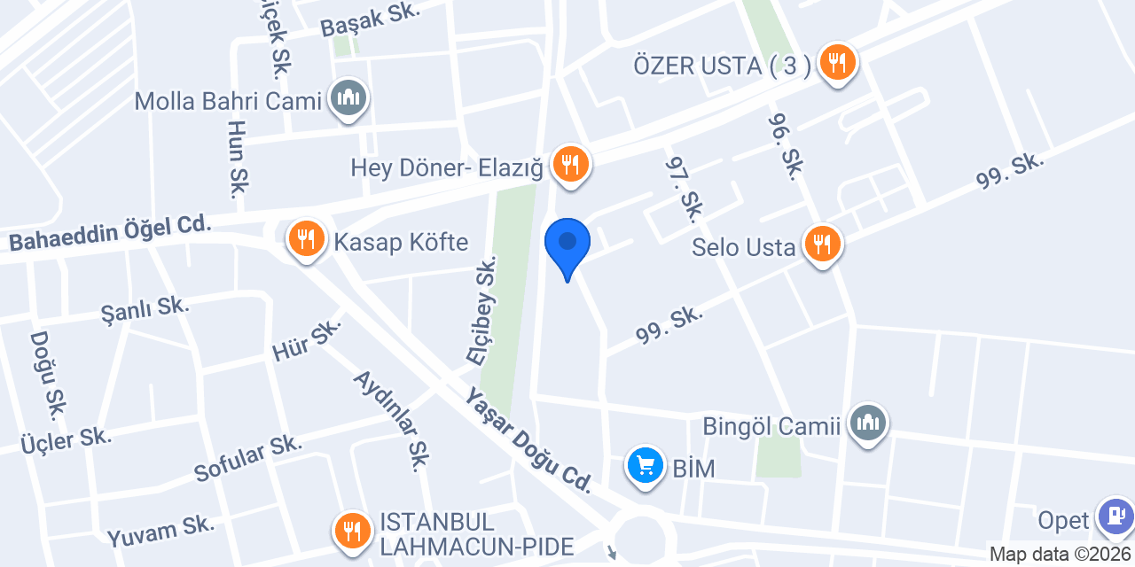 Doğukent Ortaokulu konumu