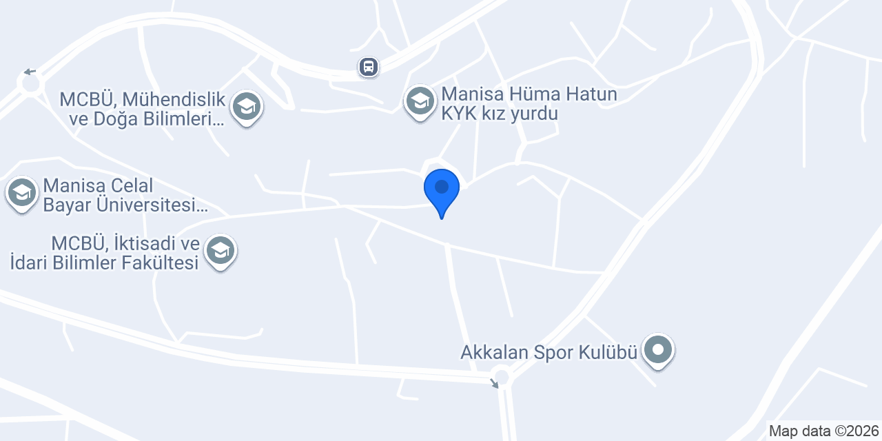 Manisa Celal Bayar Üniversitesi Kütüphanesi konumu