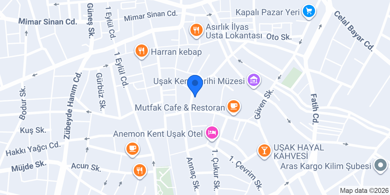 Gürcan Taş Yapılar konumu