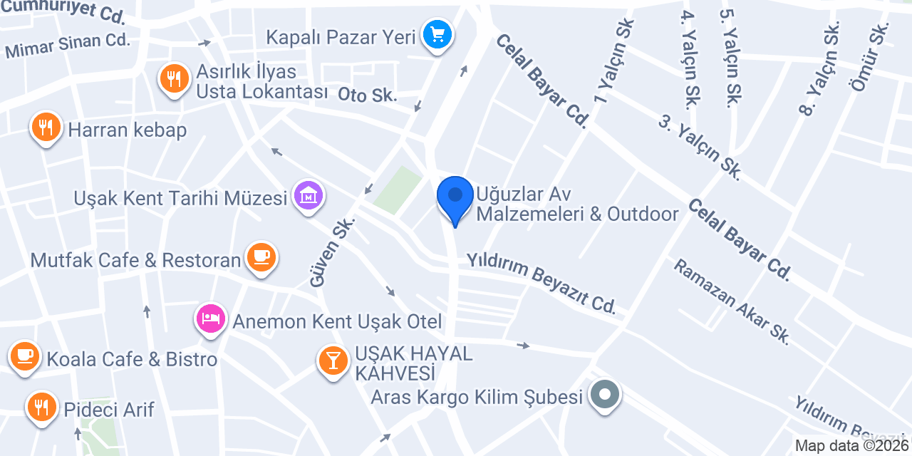 SARAÇ YAPI - Yalıtım & Dekorasyon konumu