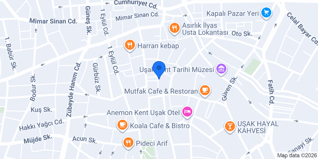 İdeal Hukuk Bürosu konumu