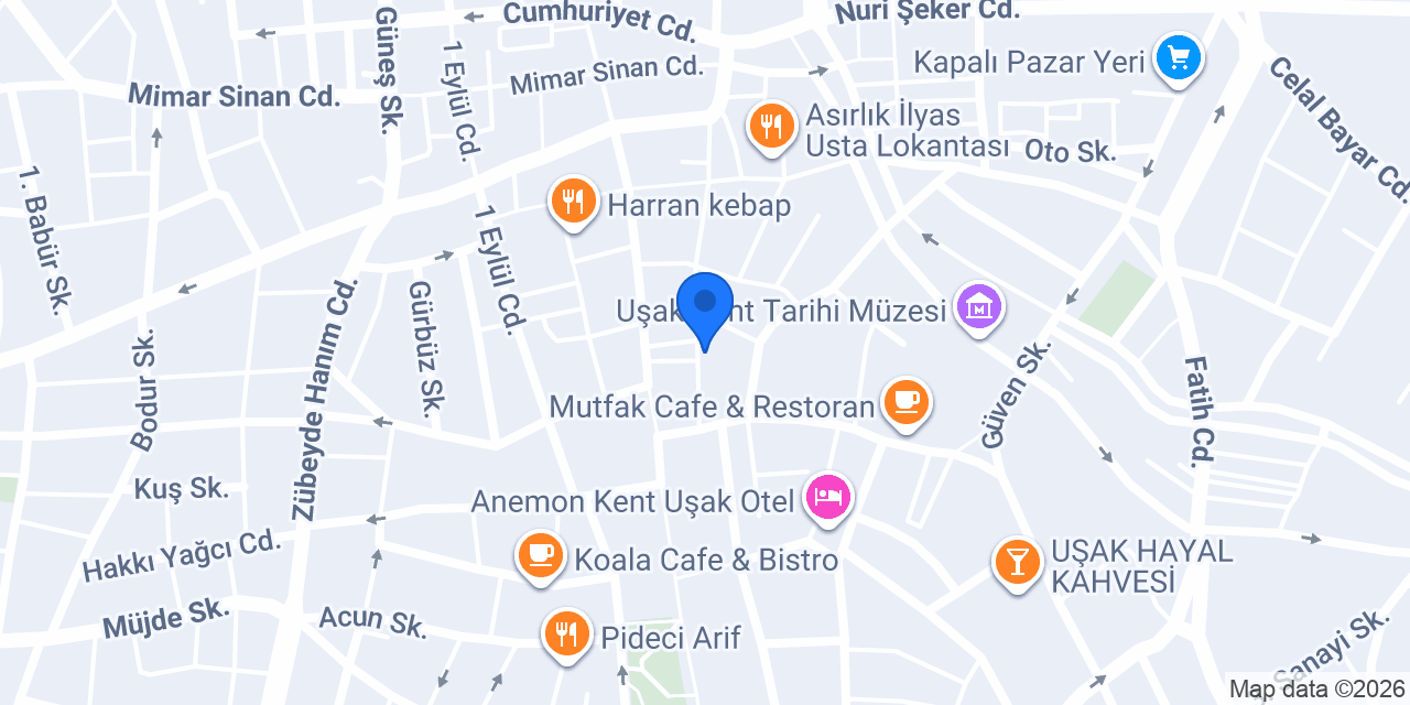 PUHU CAFE konumu