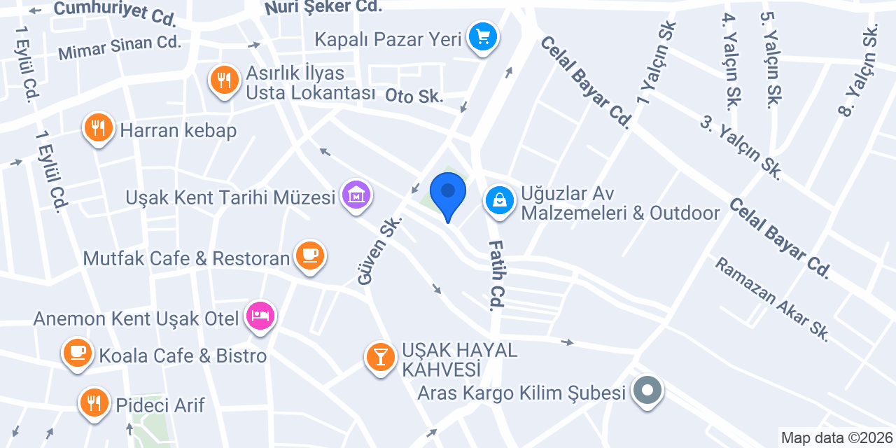 Çardak Ticaret konumu