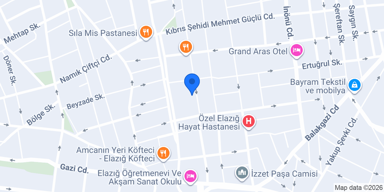 YB HAİR STUDİO konumu
