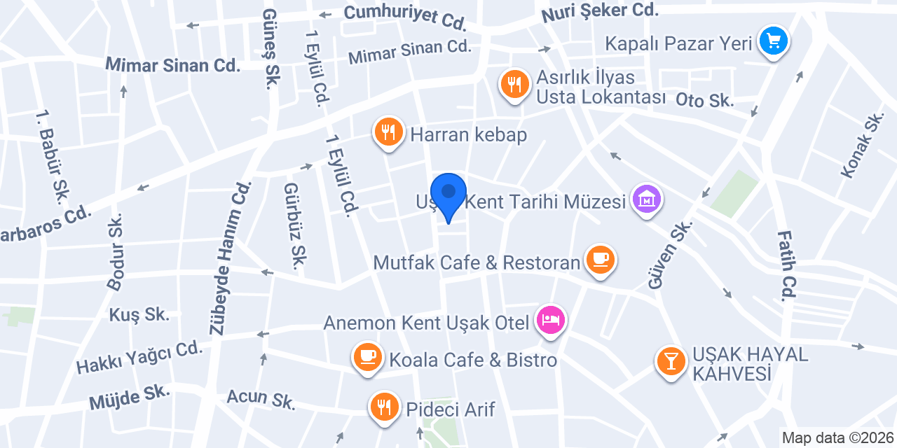 Maydonoz Döner Uşak konumu