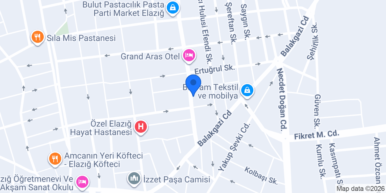Şamlılar Pastanesi konumu