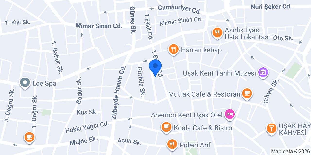 Çiçek Dükkanı konumu