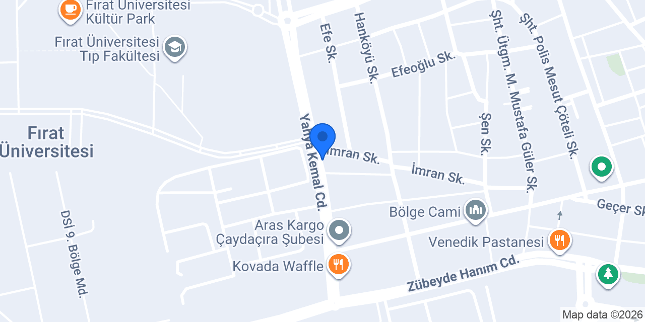 Elazığ Çiçekçi - elazigcicekci.com konumu