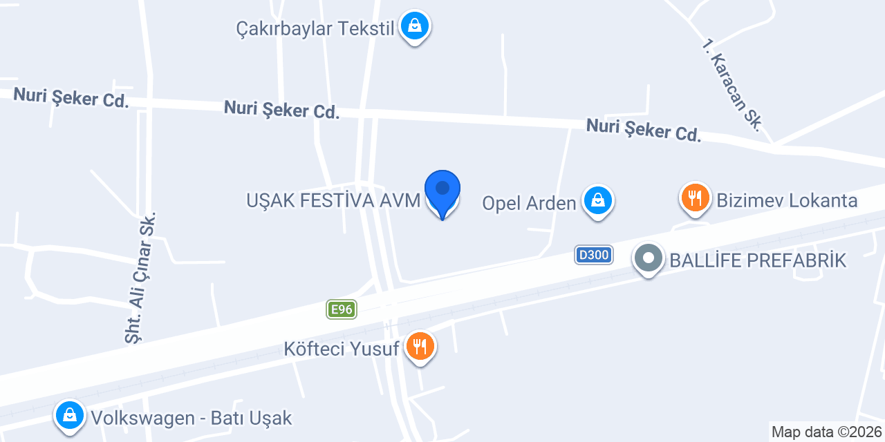 PANİNO PİZZA UŞAK konumu