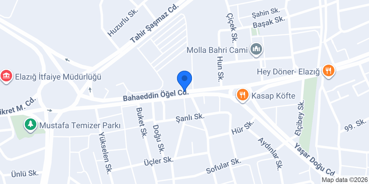 AZELYA Bayan kuaförü konumu