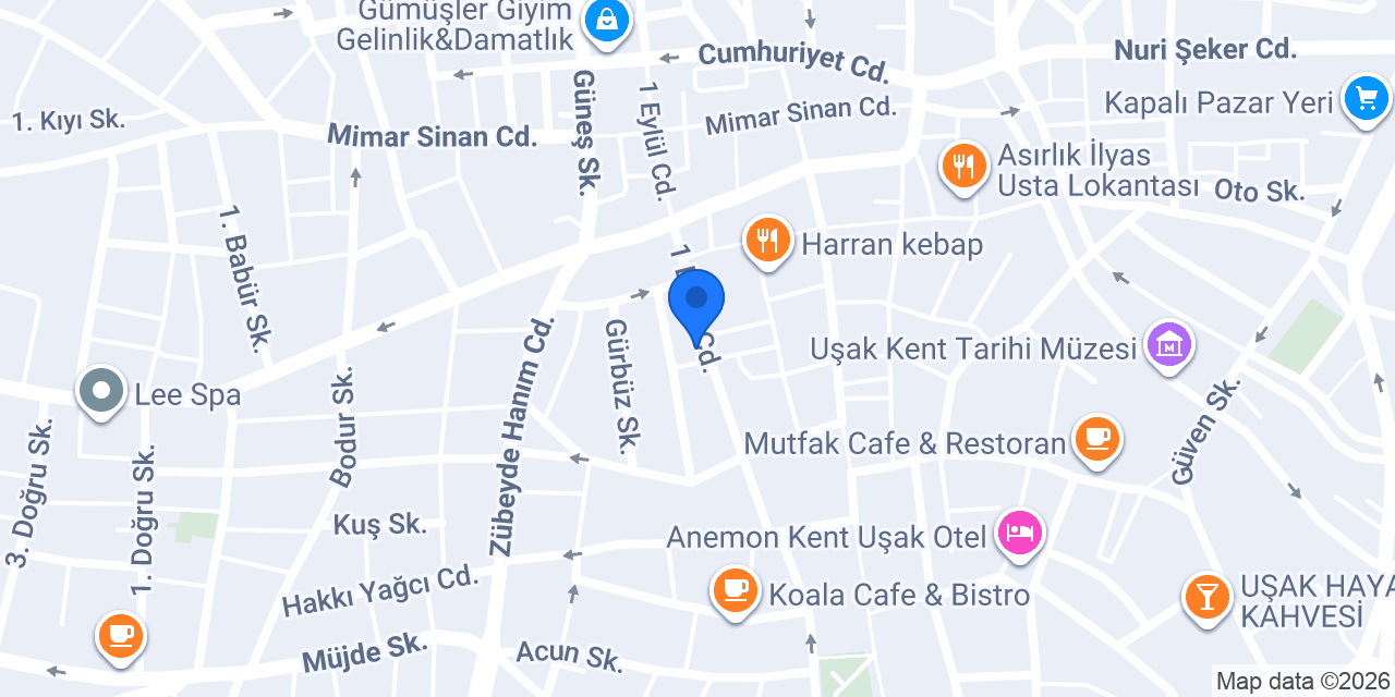 Cihan Kuru Temizleme konumu