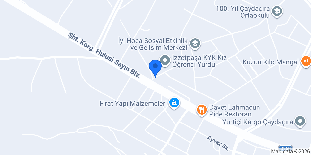 Kazım Efendi Camii konumu