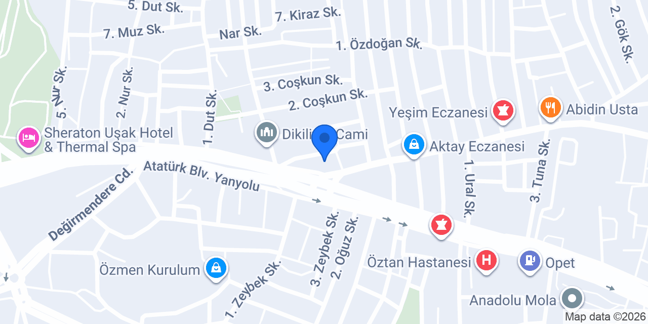 OSMANLI YAPI MALZEMELERİ VE DEKORASYON konumu