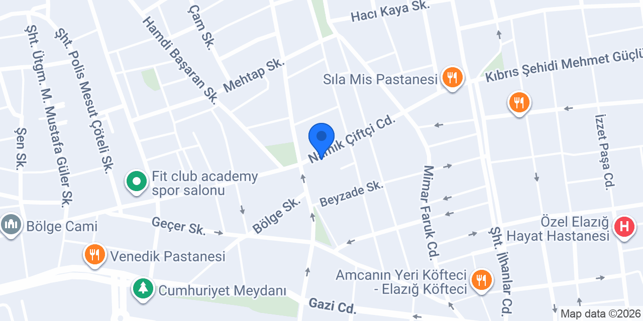 Şavak Yörem Şarküteri konumu