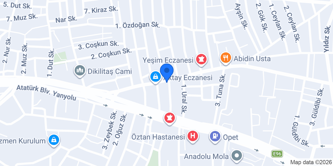 Pideci Yusuf Pide Lahmacun konumu