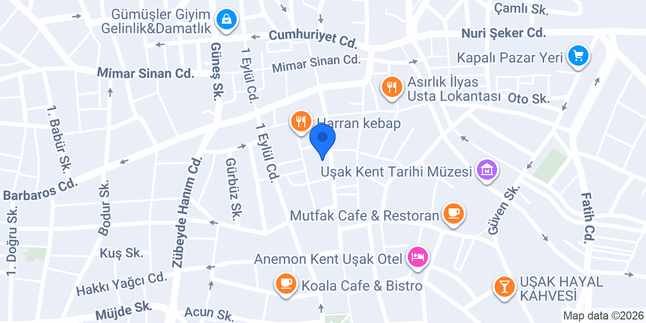 Otel Agaoglu konumu