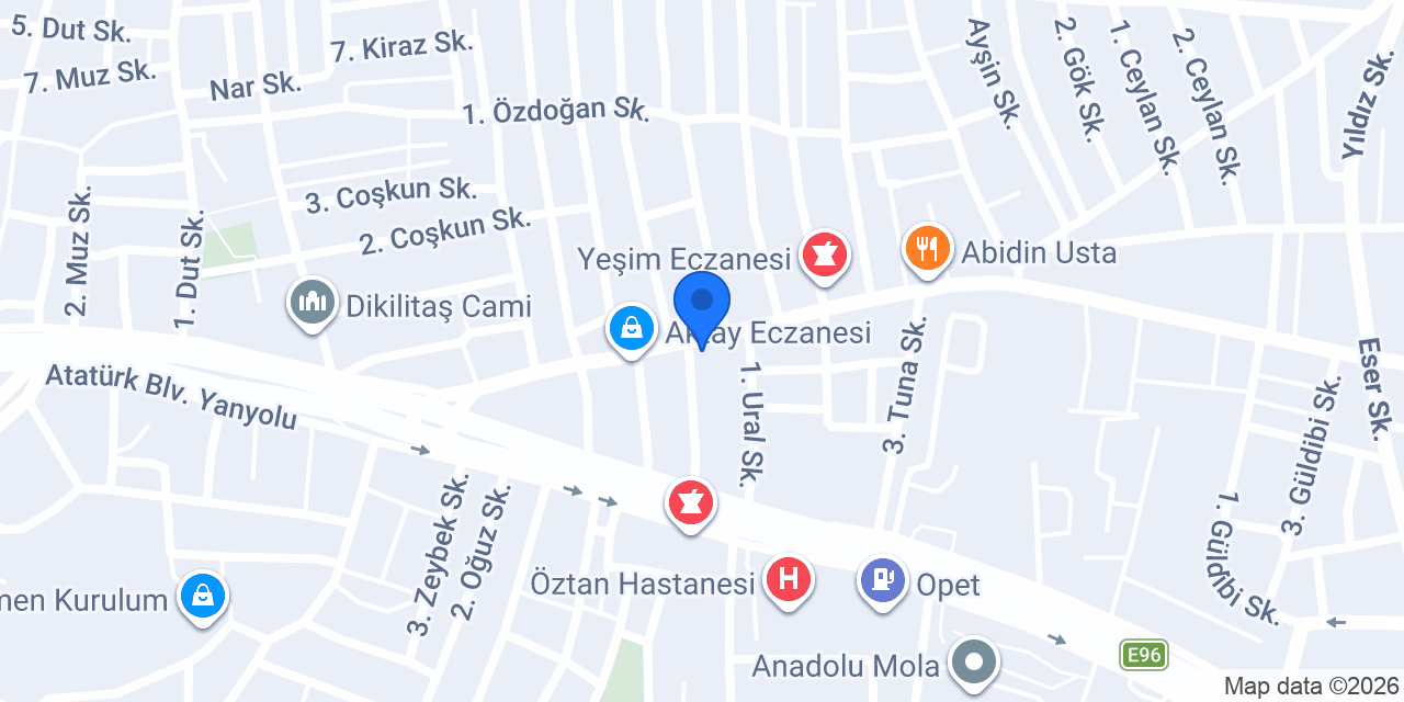 Kardelen Pastanesi konumu