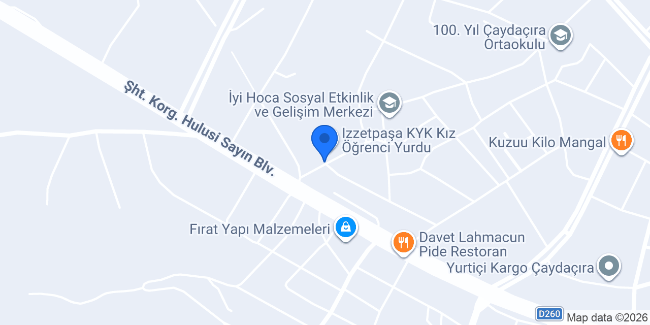 Hazar Dibek Kahvesi konumu