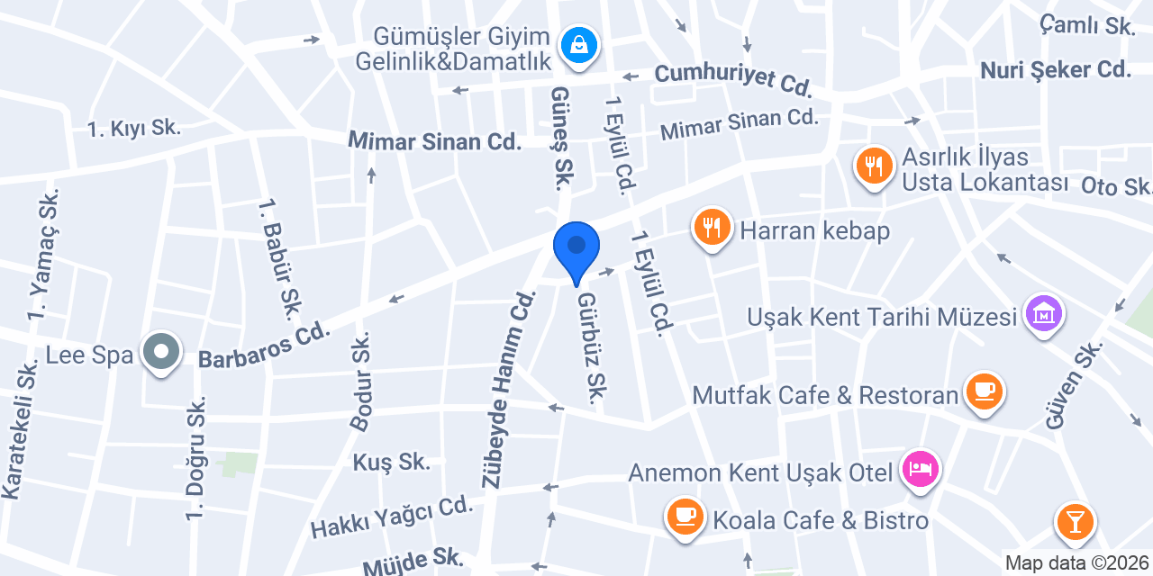 Demet Çiçekçilik konumu