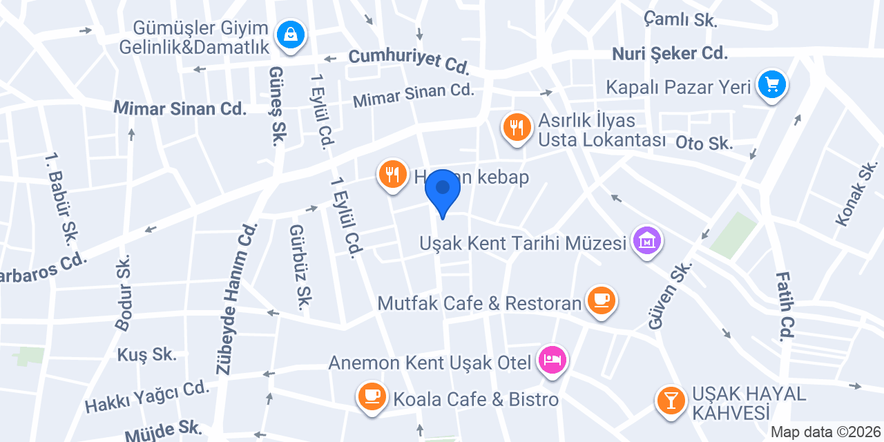 Altınbaş Uşak konumu