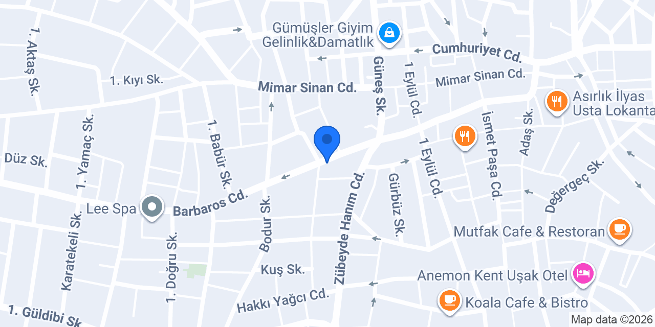 Ömür Su Tesisat konumu