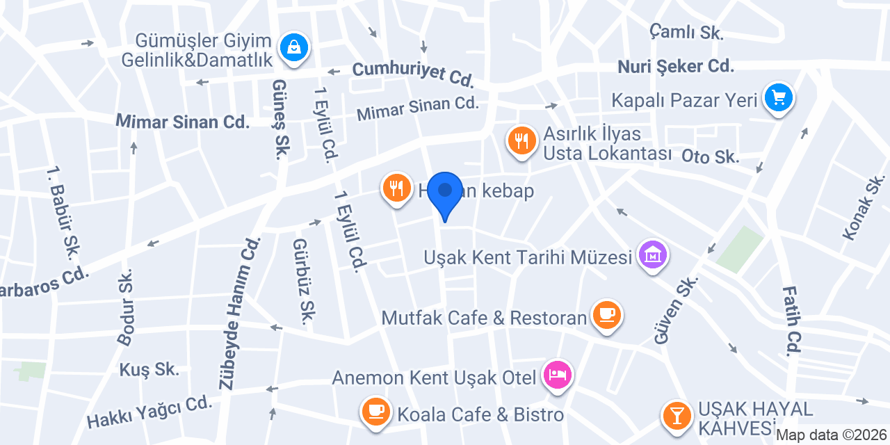 Diş Hekimi Ali Kurt konumu