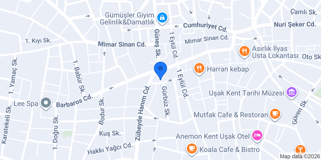 Çağlar Emlak konumu