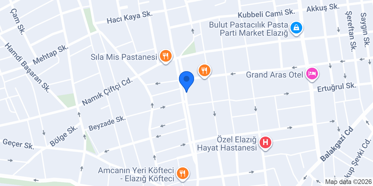 Favori Gergi Tavan & Duvar Kağıdı konumu